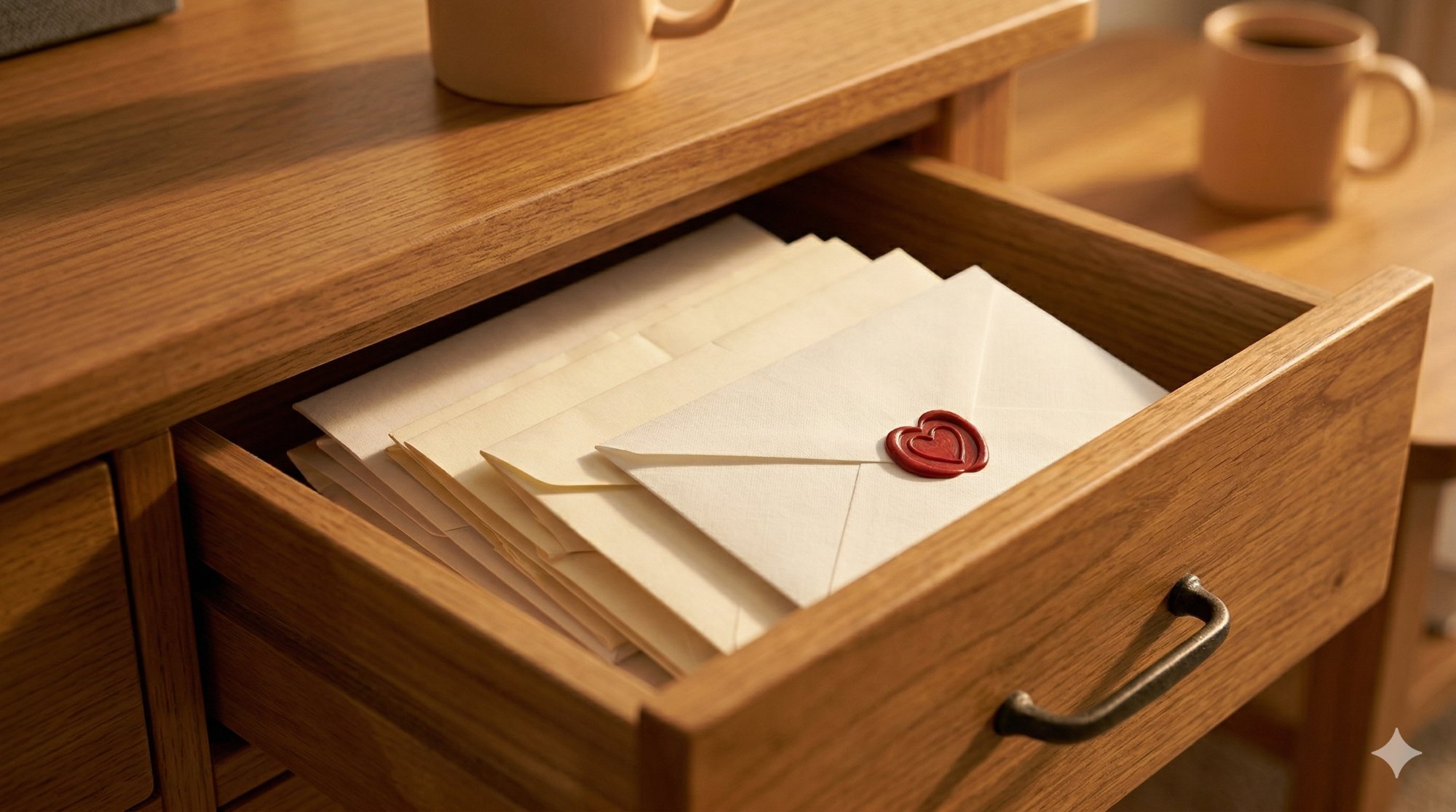 서랍 속 봉투와 유언장